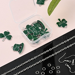DIY Clover Pendant Jewelry Sets Making Kit&nbsp;DIY-YW0005-05P