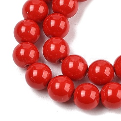 Dyed Shell Pearl Beads Strands&nbsp;BSHE-XCP0001-09