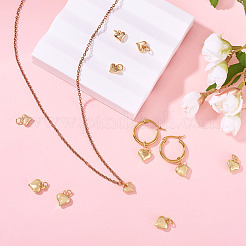 8Pcs 2 Styles Brass Pendants&nbsp;KK-TA0001-62