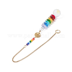 Glass Teardrop Window Hanging Suncatchers&nbsp;HJEW-JM00938