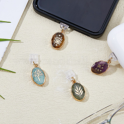 4Pcs 4 Styles PVC Mobile Dustproof Plugs&nbsp;HJEW-DC00136