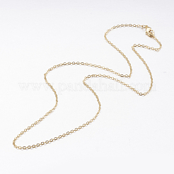 Brass Chain Necklaces&nbsp;MAK-L009-04G