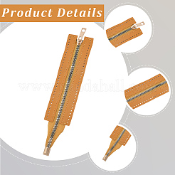 1Pc PU Leather Zipper Sewing Accessories&nbsp;FIND-CL0001-17C