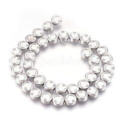 Electroplate Non-magnetic Synthetic Hematite Bead Strands&nbsp;G-I208-10