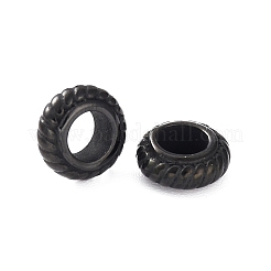 Ion Plating(IP) 304 Stainless Steel European Beads&nbsp;STAS-I069-04B
