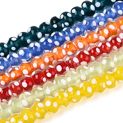 Handmade Lampwork Beads Strands&nbsp;LAMP-N036-11A-01