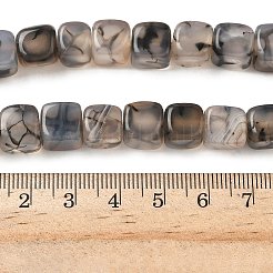 Natural Dragon Veins Agate Beads Strands&nbsp;G-G177-E10-05