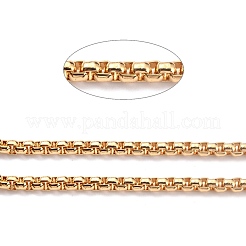 3.28 Feet Eco-friendly Spray Painted Handmade Brass Box Chains&nbsp;X-KK-J276-17-P23