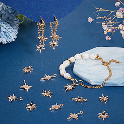 60Pcs 3 Styles Alloy Rhinestone Pendants&nbsp;FIND-PH0020-28