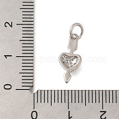 Rack Plating Brass Micro Pave Cubic Zirconia Pendants&nbsp;KK-I716-12P