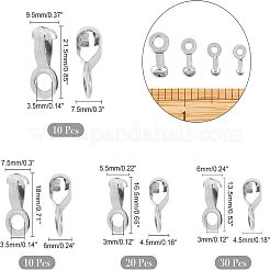 304 Stainless Steel Ball Chain Connectors&nbsp;STAS-NB0004-27P