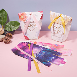 20Pcs 4 Colors Creative Portable Foldable Paper Box&nbsp;CON-MB0001-09