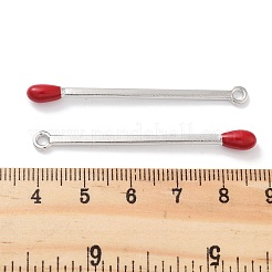Rack Plating Alloy Enamel Pendants&nbsp;PALLOY-F311-07P