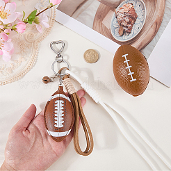 1Pc Sports ThemePU Leather Keychains&nbsp;KEYC-SP0001-67A