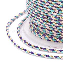 4-Ply Polycotton Cord with Metallic Thread&nbsp;OCOR-Z003-C07