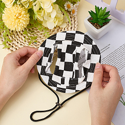 Tartan Pattern Cute Cotton Pet Hat for Dog Cat&nbsp;AJEW-WH20010-80E