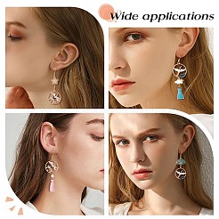 DIY Fan Bird Flower Dangle Earring Making Kit&nbsp;DIY-SC0020-40