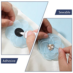12Pcs 6 Colors Polyester Ornament Accessories&nbsp;DIY-CA0008-08B