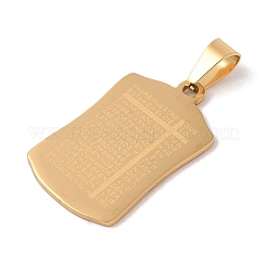 PVD Vacuum Plating 304 Stainless Steel Pendants&nbsp;STAS-M068-12G