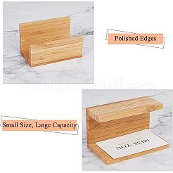 Wood Name Card Holder&nbsp;LS-AJEW-WH0104-11