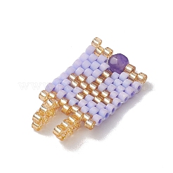 Glass Seed Beaded Pendants&nbsp;PALLOY-MZ00227