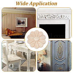10Pcs Carved Wooden Display Decorations&nbsp;AJEW-GF0013-54