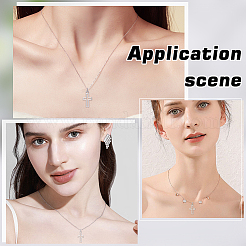 6Pcs 925 Sterling Silver Pendants&nbsp;STER-PH0003-35