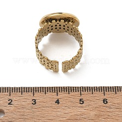 304 Stainless Steel Cuff Ring Components&nbsp;SA-CBA37BC-16E-G
