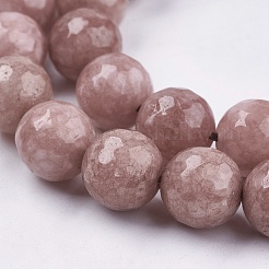 Natural White Jade Bead Strands&nbsp;X-G-R166-10mm-16