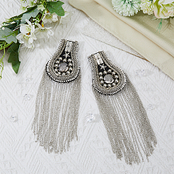 2Pcs Fashionable Tassel Epaulettes&nbsp;FIND-FH0008-80P