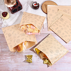 30Pcs 3 Styles Candy Kraft Paper Bags&nbsp;ABAG-TA0001-42