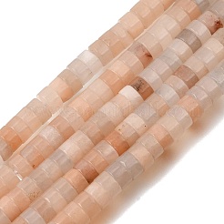 Natural Peach Moonstone Beads Strands&nbsp;GG-CBA8682-B07