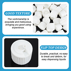 Plastic Bottle Caps&nbsp;FIND-WH0152-708B-02