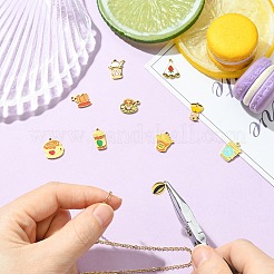 10Pcs 10 Styles 304 Stainless Steel Charms&nbsp;STAS-CJ0003-35