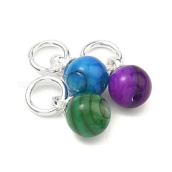 Dyed Natural Freshwater Shell Pendants&nbsp;PALLOY-JF05339-03