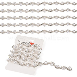 Half Round Iron Rhinestone Cup Chains&nbsp;FIND-TAC0007-17C