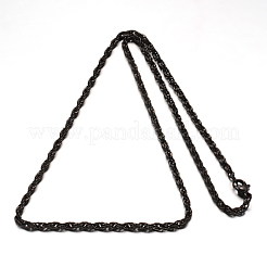 304 Stainless Steel Rope Chain  Necklaces&nbsp;STAS-L164-02B