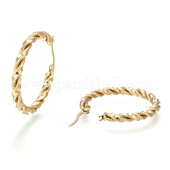 304 Stainless Steel Hoop Earring&nbsp;EJEW-F257-16G
