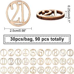 Wood Cabochons&nbsp;WOOD-WH0017-03