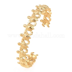 304 Stainless Steel Cuff Bangles for Women&nbsp;BJEW-G777-02G