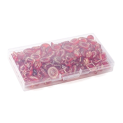110Pcs 6 Styles Transparent Acrylic Beads&nbsp;OACR-FS0001-38
