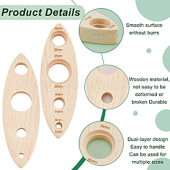 Wooden Doll Craft Eyes Tools&nbsp;DIY-WH0430-946