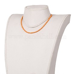 Round Glass Seed Beaded Necklaces&nbsp;NJEW-JN03207