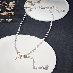 4Pcs Alloy Bowknot Pendant Necklaces for Women&nbsp;NJEW-LP0001-28A