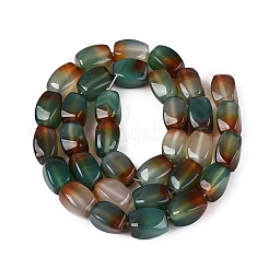 Natural Peacock Agate Beads Strands&nbsp;G-N362-19A-01