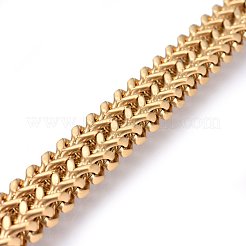 304 Stainless Steel Mesh Bracelets&nbsp;BJEW-L631-31G