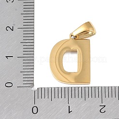 Natural White Shell Alphabet Pendants&nbsp;STAS-M338-02G-D