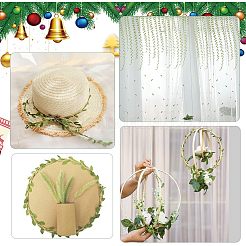 20M Christmas Theme Polyester Ribbon&nbsp;OCOR-WH0074-58B