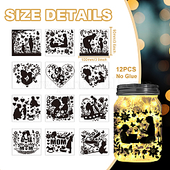 PVC Silhouette Paper&nbsp;AJEW-WH0345-0047