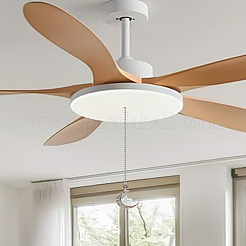 4Pcs Moon with Star Acrylic Charms Ceiling Fan Pull Chain Extenders&nbsp;HJEW-LP00045